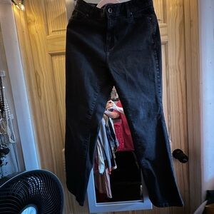 L.L. Bean Women's Straight Leg Dark Jeans